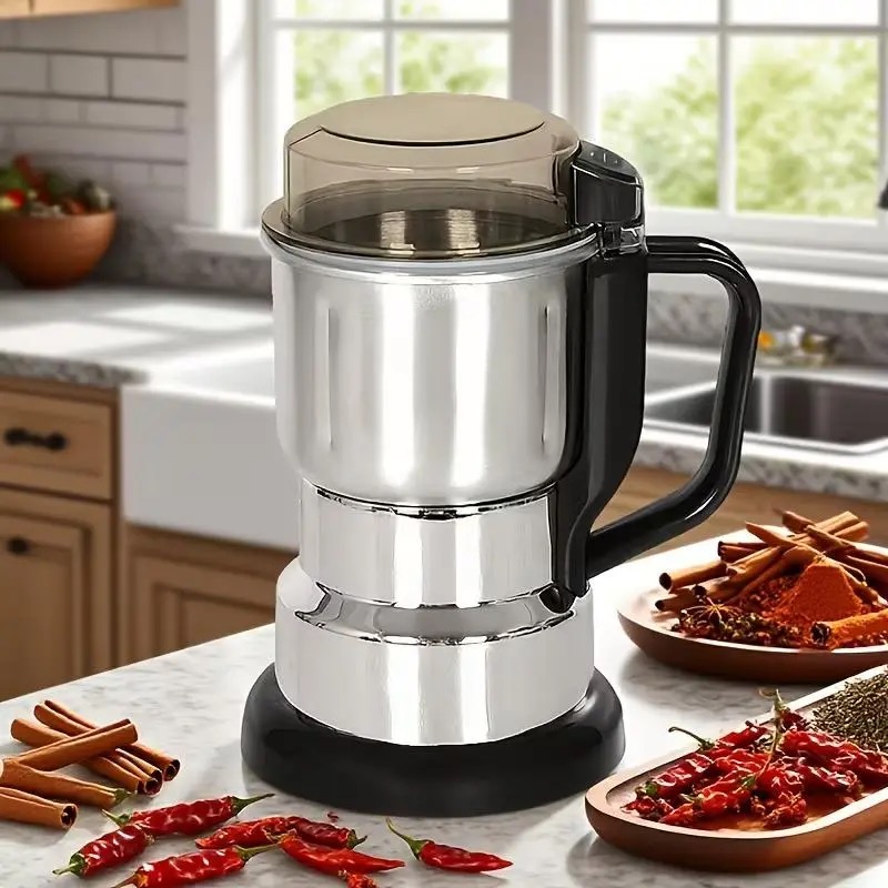 Multifunctional Electric Grinder Coffee Grinding Tool, Multifunctional Food-Grade Fast-Grinding Electric Coffee and Grain Grinder